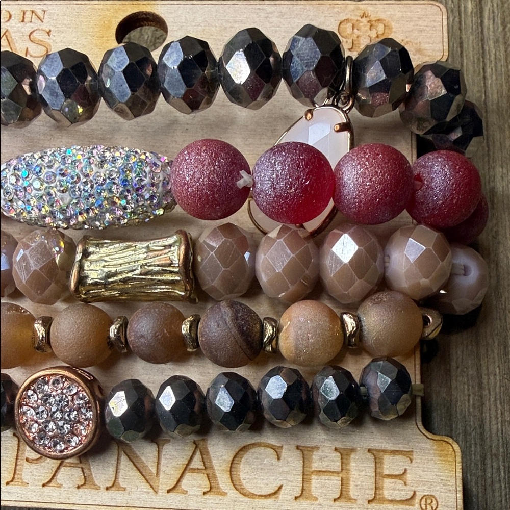 Pink Panache Rosalie Beaded Bracelet Stack - Picture 7 of 7